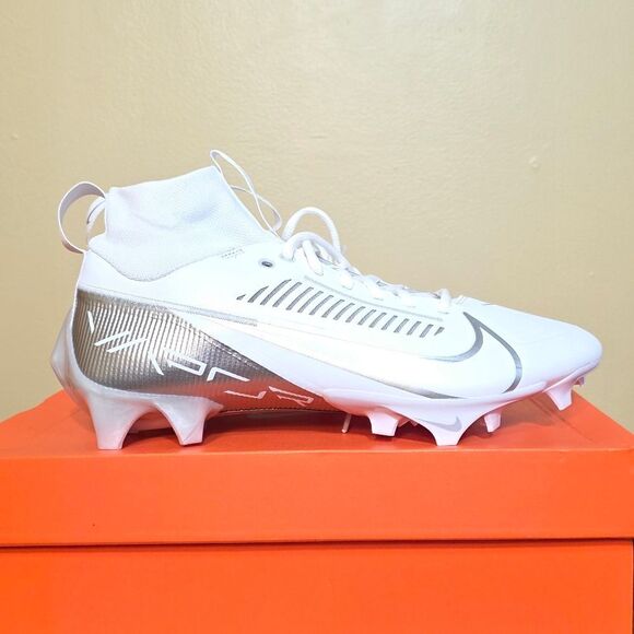 Nike Vapor Edge Pro 360 2 Football Cleats White Silver DA5456-102